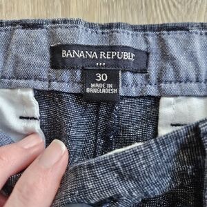 Banana Republic Navy Chambray Shorts NWOT